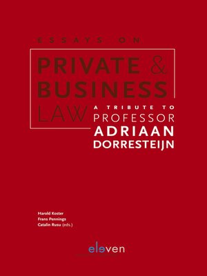 cover image of Essays on Private and Business Law
